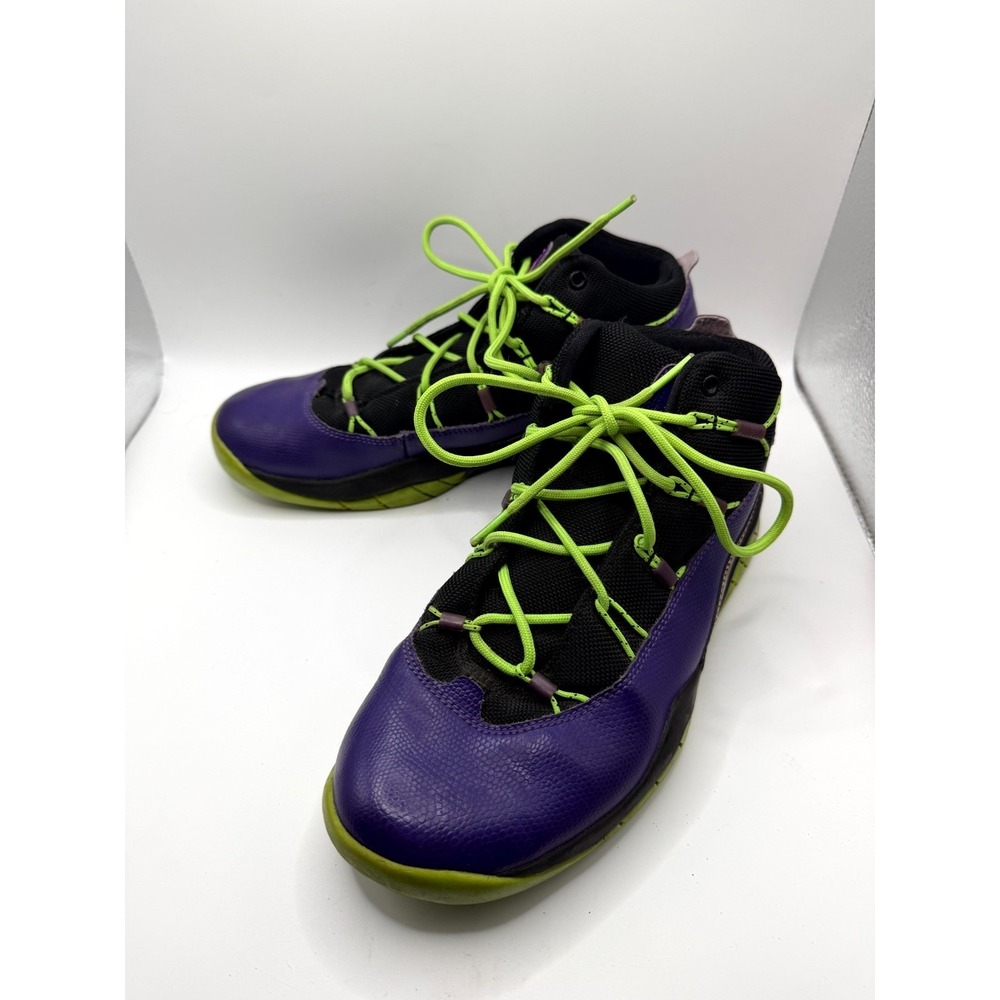 Air Jordan‎ Prime Flight 616861-018 Youth 6.5 Sneakers Purple Basketball Shoes